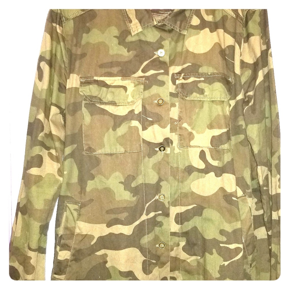 Adam Levine Camouflage Jacket